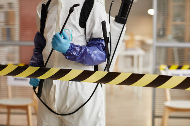 Professional Biohazard Cleanup technician working in Wahoo, NE